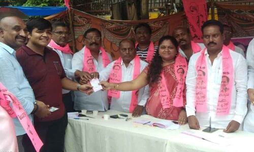 TRS membership drive held at Satram Galli