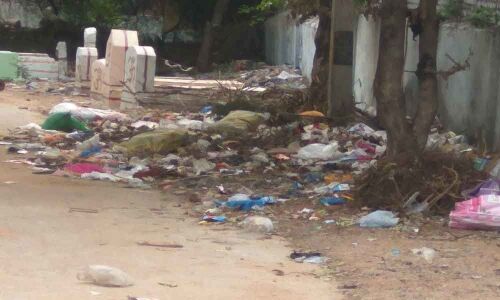 Graveyard turning into dump yard