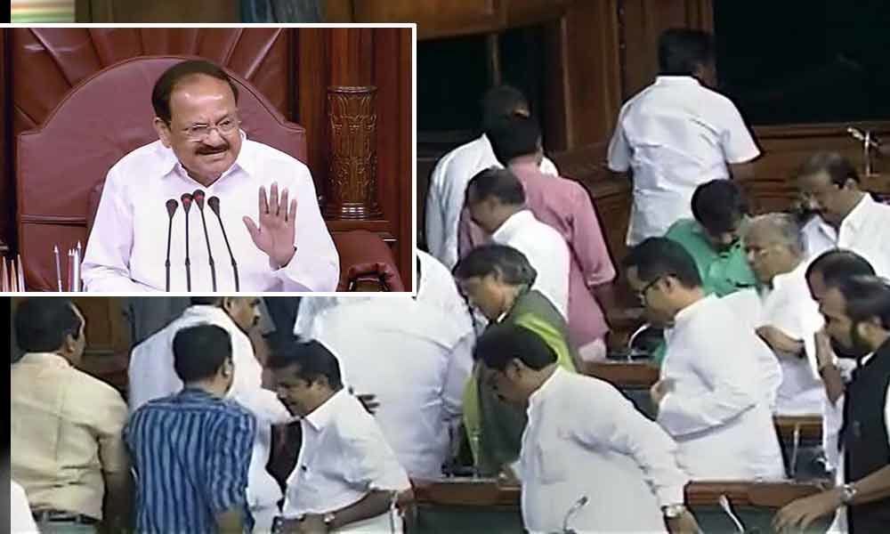Karnataka crisis rocks RS again, House adjourned till noon