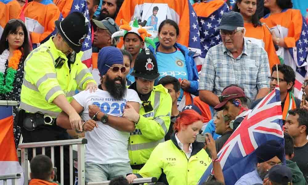 Pro-Khalistan protestors evicted from India-New Zealand match