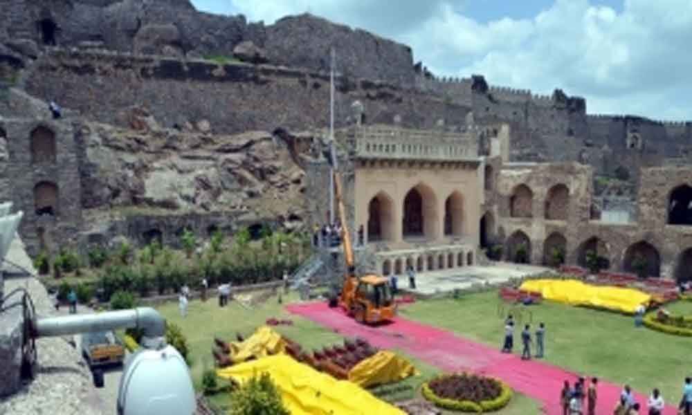 Traffic restrictions at Golconda fort today