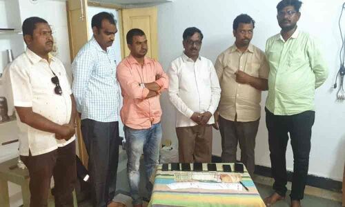 6 held for gambling; 46K 7 cell phones seized