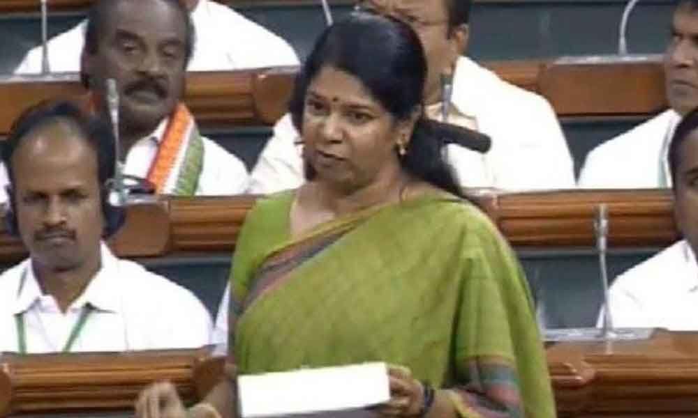 DMK MP Kanimozhi accuses Centre of naming schemes only in Hindi