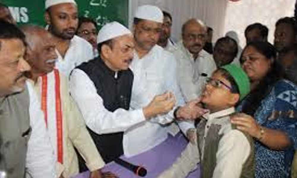 Home Minister inaugurates vaccination camp for Haj pilgrims