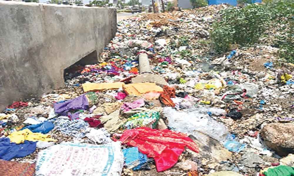 Cleanliness drive goes for a toss