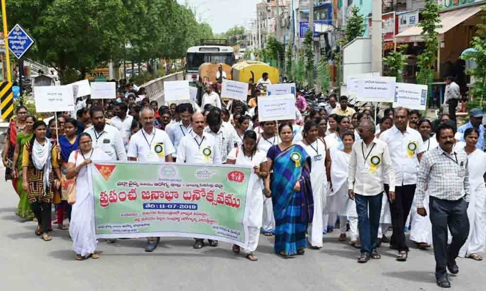 Create awareness on disadvantages of over-population in Sircilla