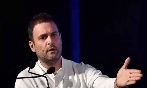 Rahul Gandhi says terrible situation of farmers; Rajnath Singh counters