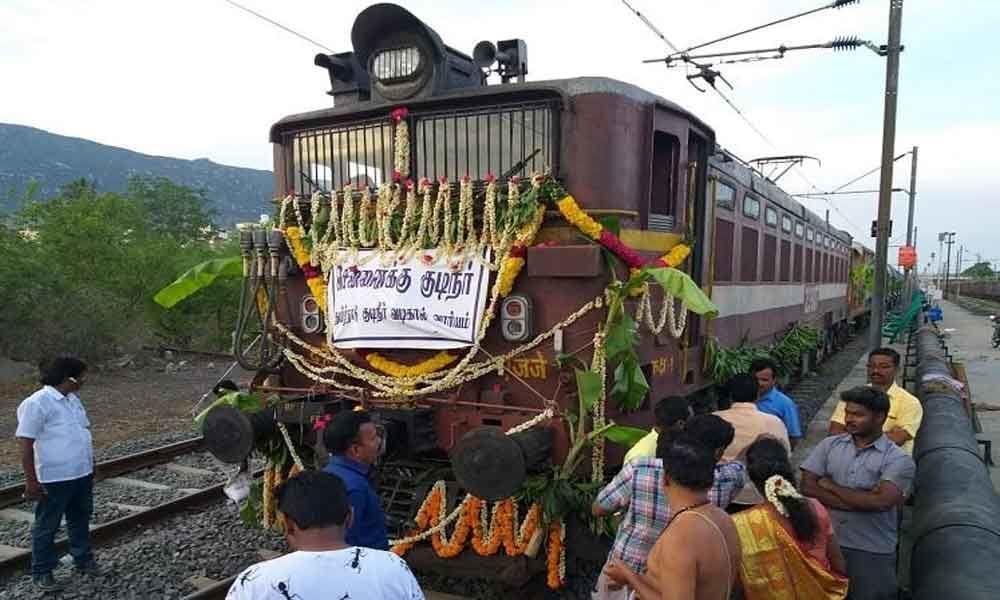 Train with 25 lakh litres of water to reach parched Chennai today