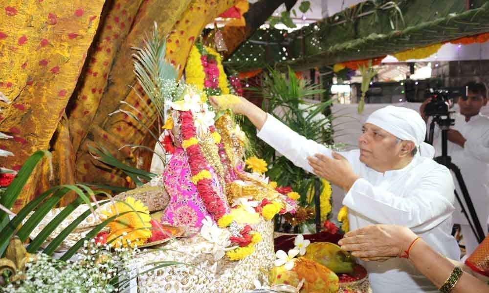 Saptah celebrations begin at Sai temple