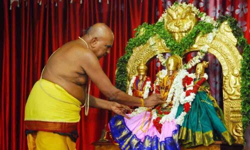 Special pujas mark Tholi Ekadasi day in Bhadrachalam