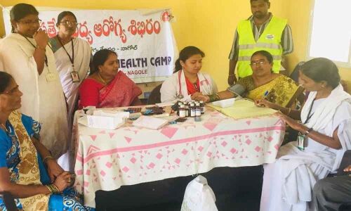 Free health camp held