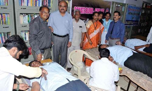 Aditya students donate blood