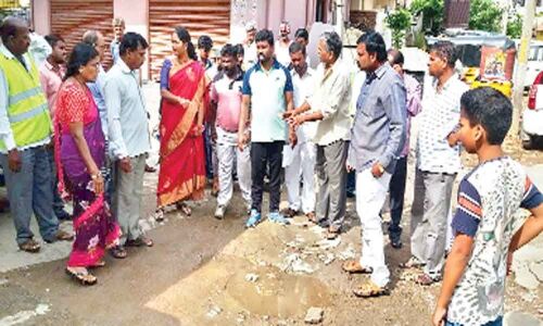 Corporator Alakunta takes out padayatra