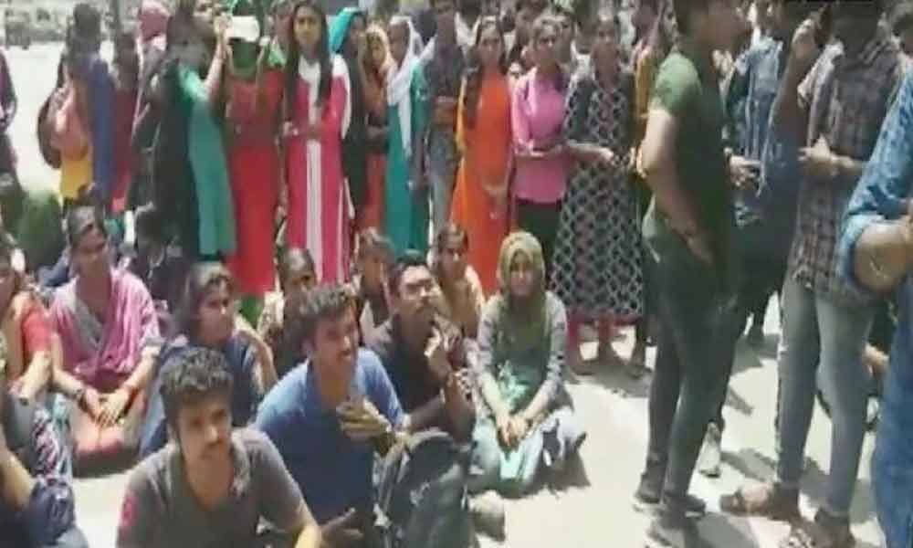 Kerala University students protest as their mate stabbed in campus