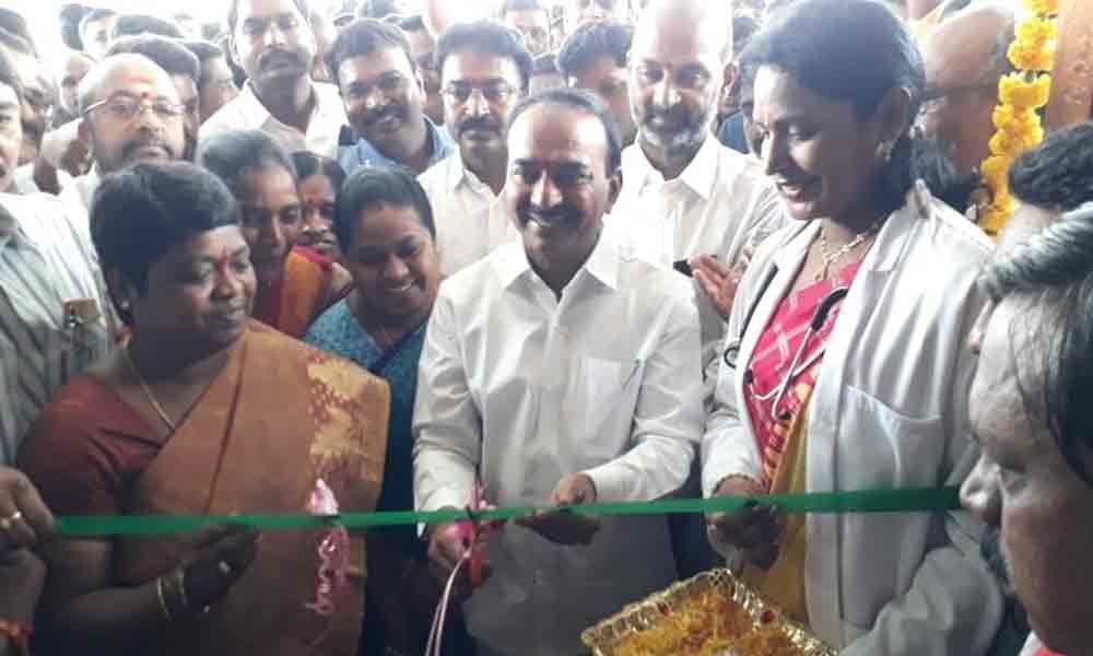 Health Minister inaugurates 30-bed hospital in Jammikunta