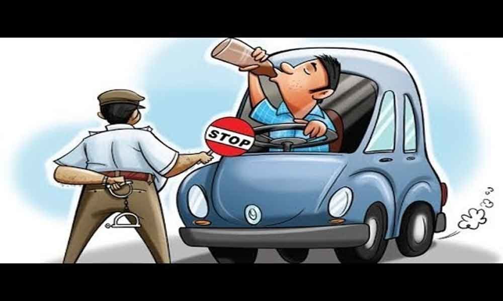 55 caught in drunk drive checking in Hyderabad