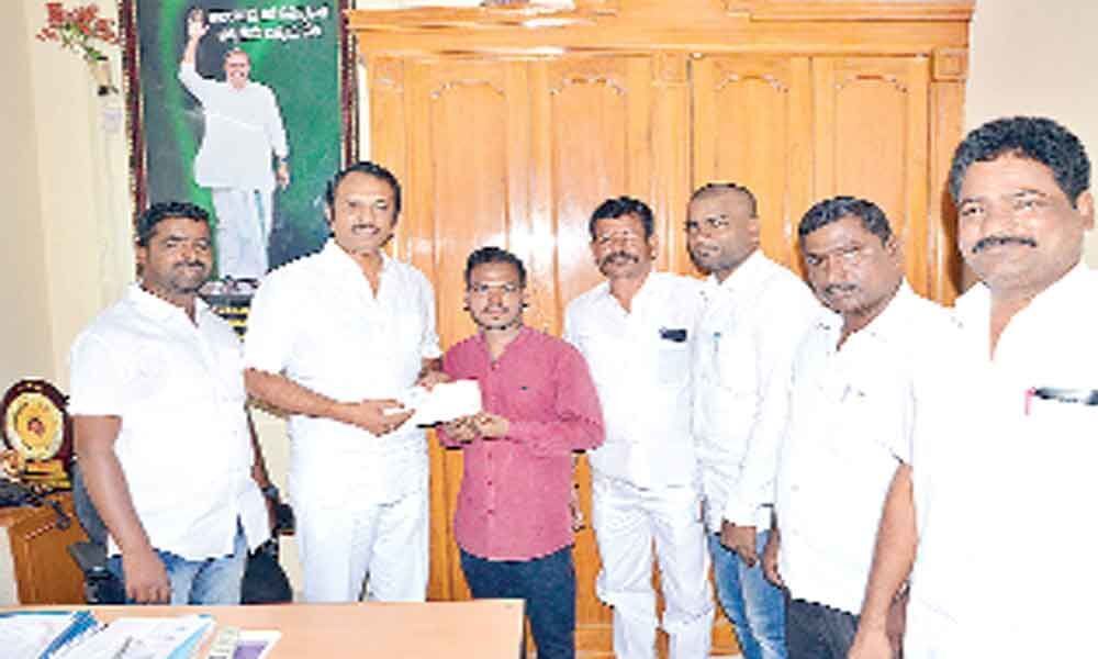 CM Relief Fund aid presented to dengue patient