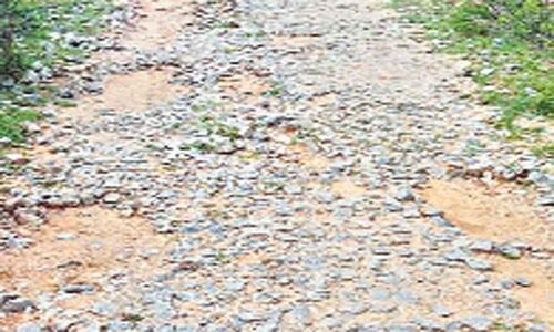 Bad roads breaking our backs, rue locals