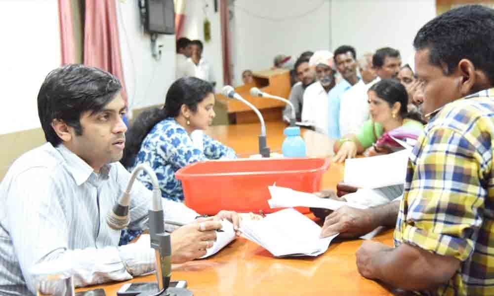 Grievance Day:Many submit pleas pertaining to land issues in Khammam