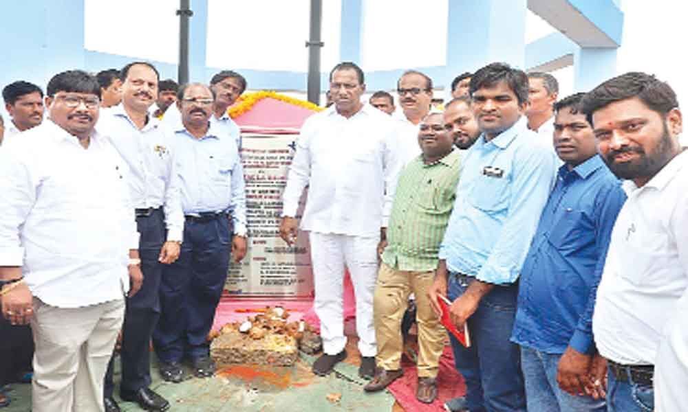 Minister Malla Reddy inaugurates 10 reservoirs