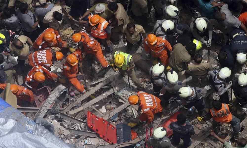Building collapses in India; 2 dead, several feared trapped
