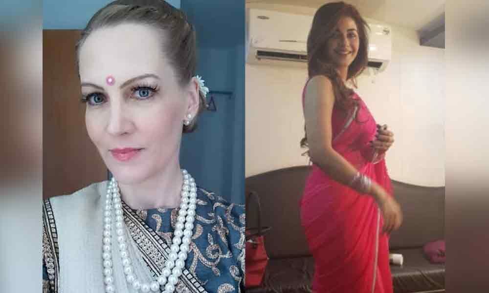 Women are flaunting their beautiful sarees and its all kinds of goals!