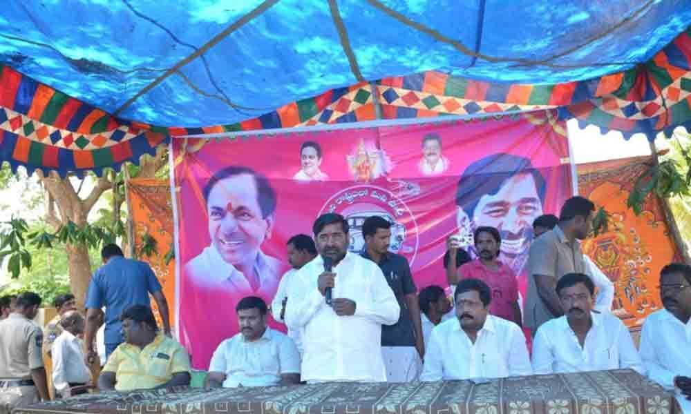 Education Minister G Jagadish Reddy Minister promises to provide enhanced pensions from August in Suryapet