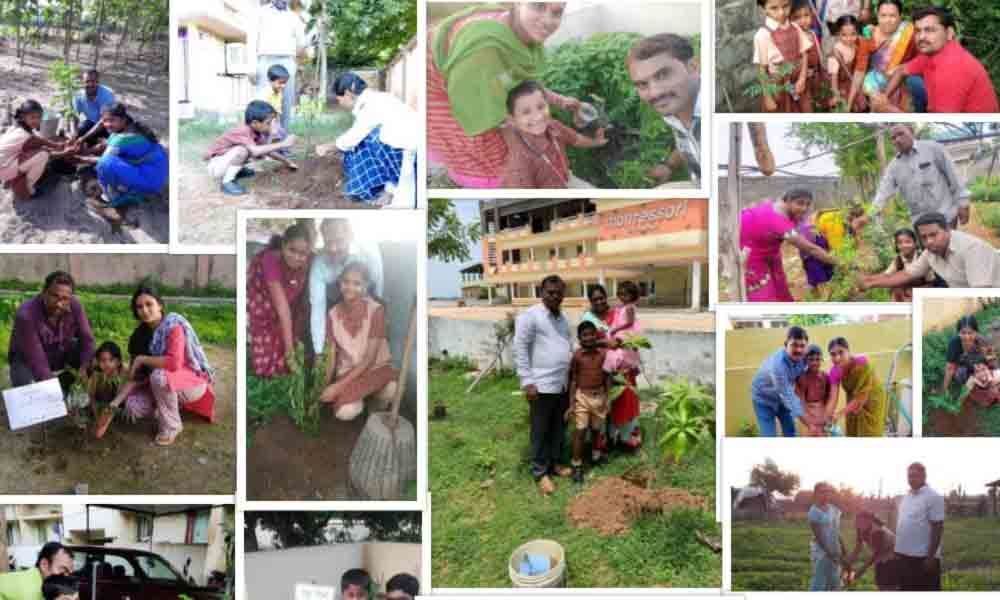 Montessori students turn green warriors in Bhupalpally