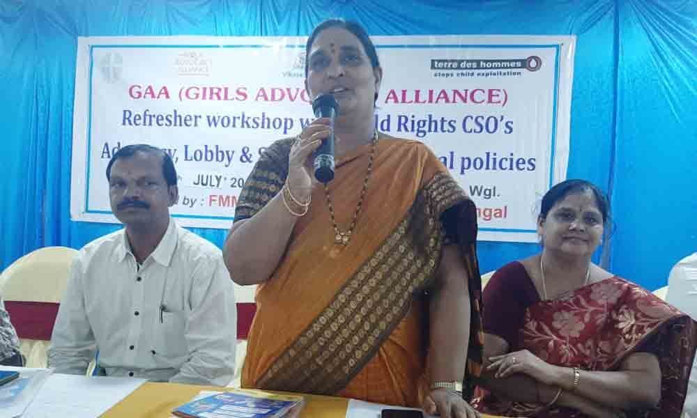 CSOs told to adhere to rules of child policies in Hanamkonda