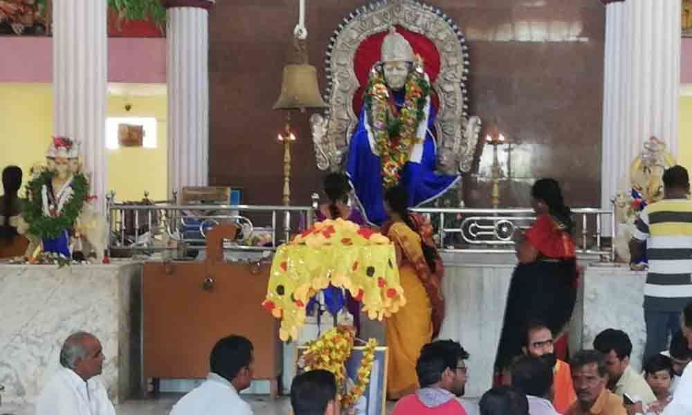 Devotees throng Sai Baba temples on Guru Purnima in Adilabad