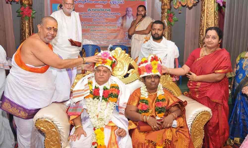 Narayana Sastry felicitated