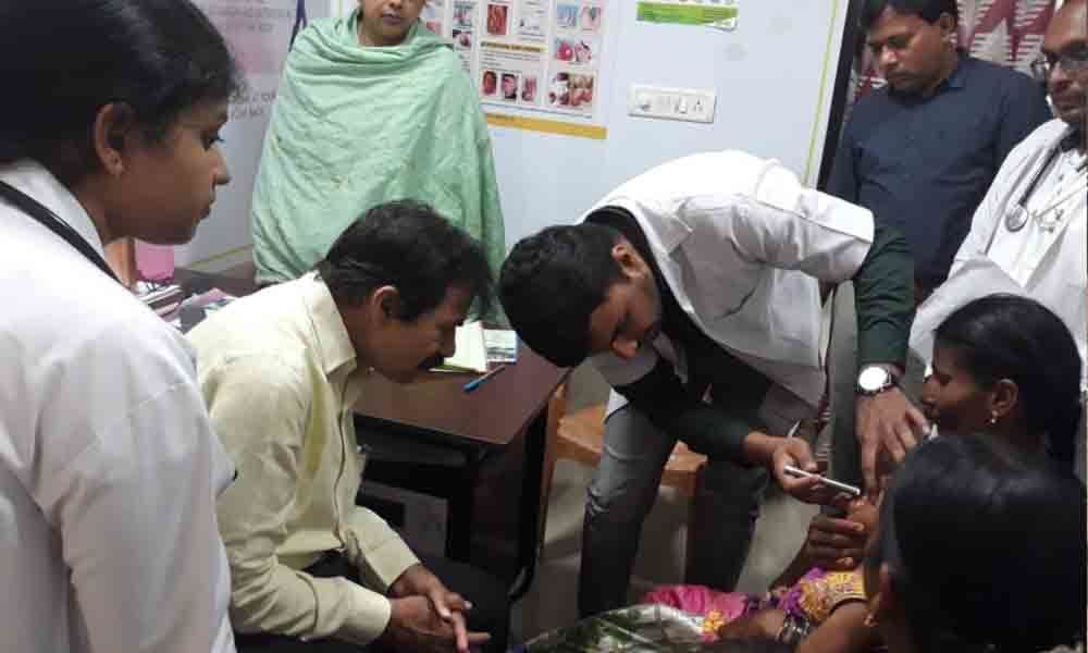 Free health check-up camp for cleft lip children held in Karimnagar