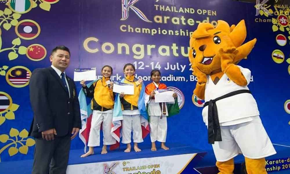 Hyderabad City girl bags bronze in Thai Open Karate