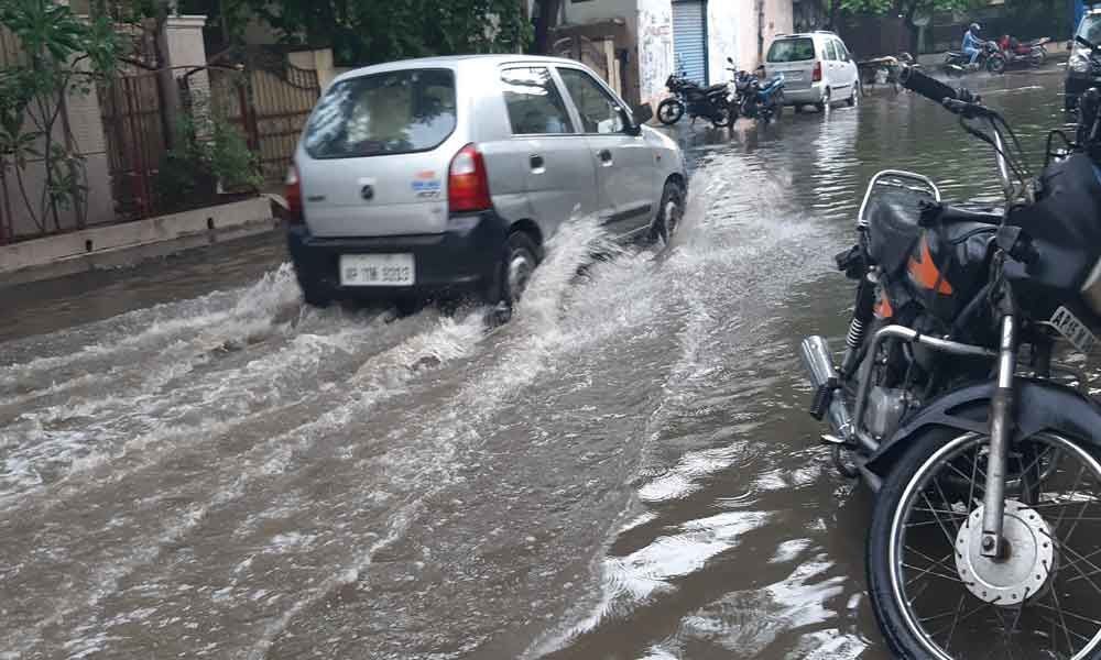 Even light rain sees overflowing of drains
