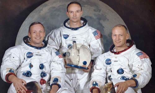 Apollo 11 astronauts returning to launch pad 50 years later