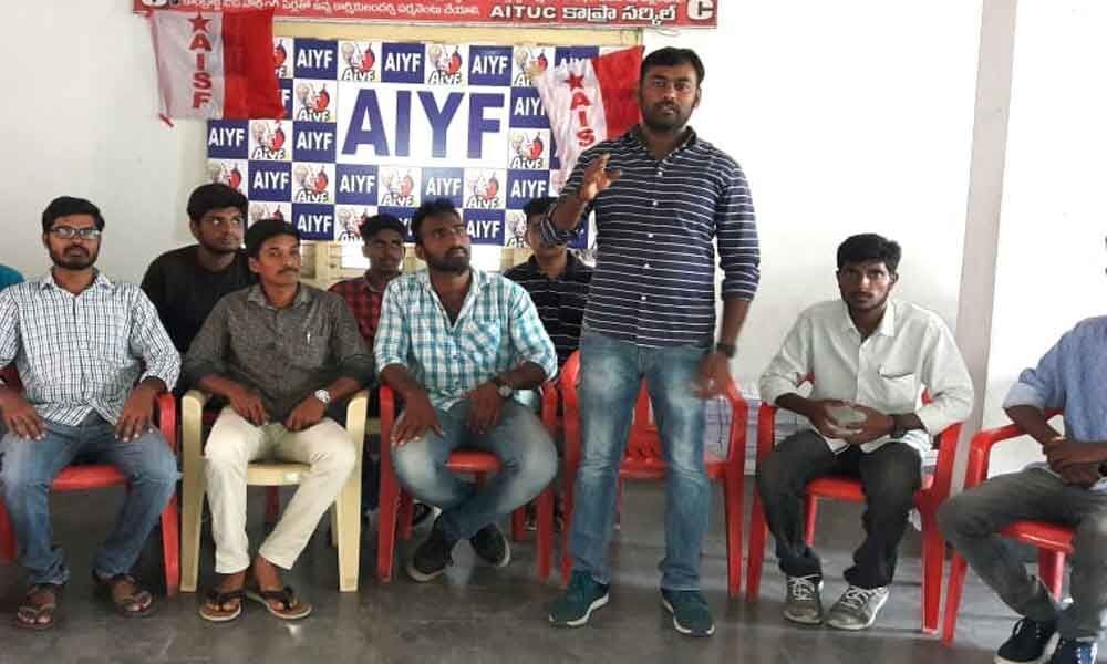 All-India Youth Federation, All India Students Federation pledge to fight for youth issues