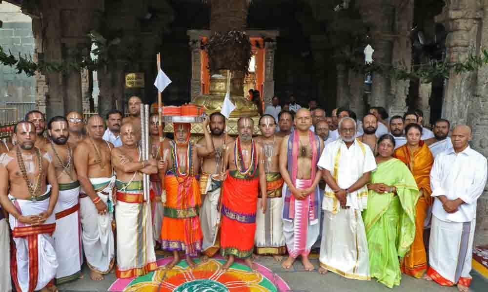 Tirumala: Anivara asthanam performed