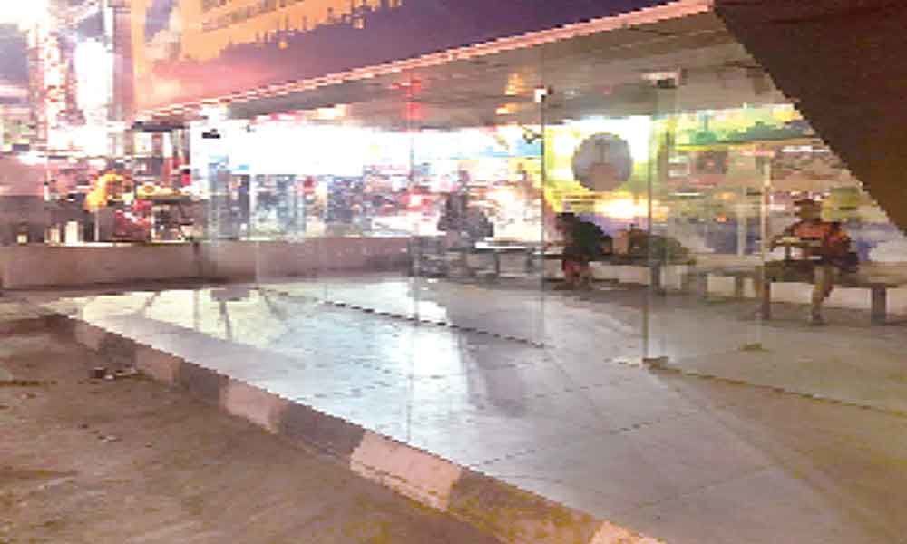 AC bus shelters in poor condition