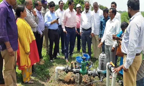 Central team visits Narasimha Reserve Forest in Yadadri-Bhongir