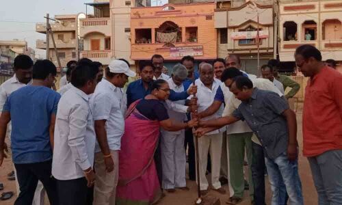 MLA lays foundation stone for development works in Adilabad