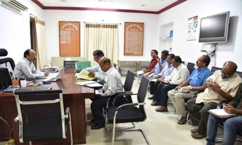 Enter Jal Shakti Abhiyan programme information on portal: Collector M Rammohan Rao