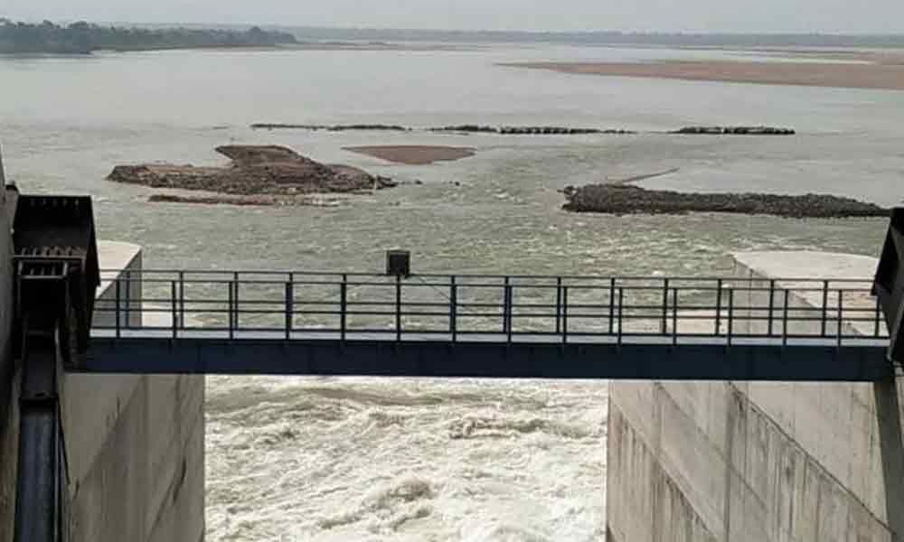 Six Medigadda barrage gates lifted