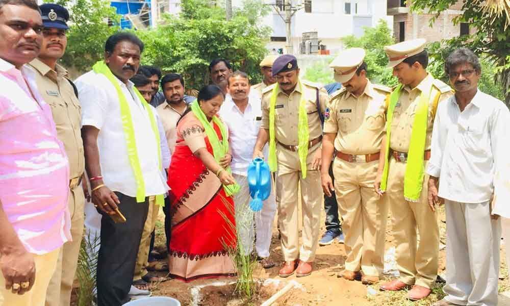 Excise staff conduct Haritha Haram drive