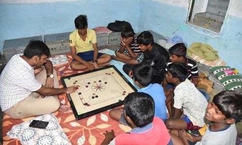 Palle Nidra: Collector Ch. Harikiran spent the night in SC hostel at Chakrayapet