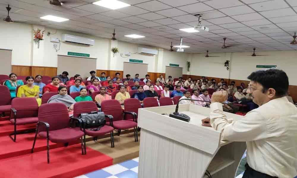 Lecture on Search of Hydrocarbon organised PB Siddhartha College
