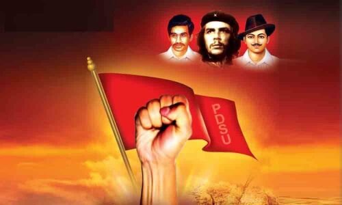 Narayanpet: PDSU stages protest, demands basic facilities in schools, colleges