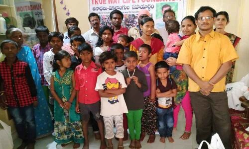 Specially challenged helps people of his ilk