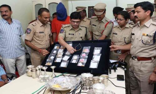 Interstate burglar held, property worth 16.52 lakh recovered