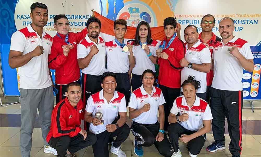 Pugilist Thapa becomes Indias first gold medallist in Kazakhstan Presidents Cup