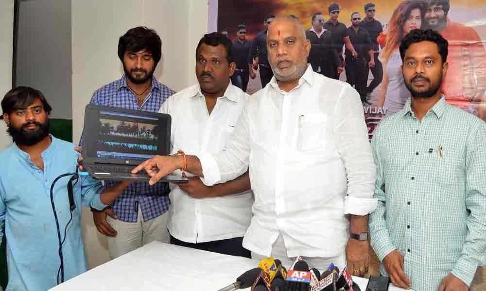 MLA Vishnu releases Vaitaruni Rana movie trailer